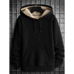 Men's Graphic Design Fleece Hoodie - Warm and Stylish Streetwear for Winter and Fall