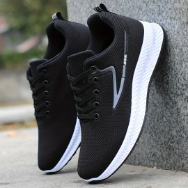 Lightweight and Breathable Men's Athletic Sneakers for Running, Basketball, Workout, and Gym - Lace-up Design for Secure Fit