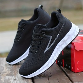 Lightweight and Breathable Men's Athletic Sneakers for Running, Basketball, Workout, and Gym - Lace-up Design for Secure Fit