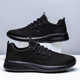 Lightweight Men's Sneakers - Breathable Athletic Shoes for Running, Basketball, and Gym Workouts - Available in Plus Sizes