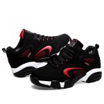 Plus Size Men's Trendy High Top Basketball Shoes, Comfy Non Slip Shock Absorption Sneakers For Men's Outdoor Activities