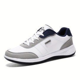 Stylish Men's Sneakers with Striped Design and Comfortable Lace-Up Closure for Casual Outdoor Walking