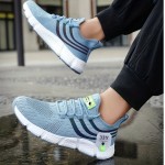 Lightweight and Breathable Men's Athletic Sneakers with Contrasting Color Pattern - Perfect for Running, Basketball, Workout, and Gym - Boost Your Performance