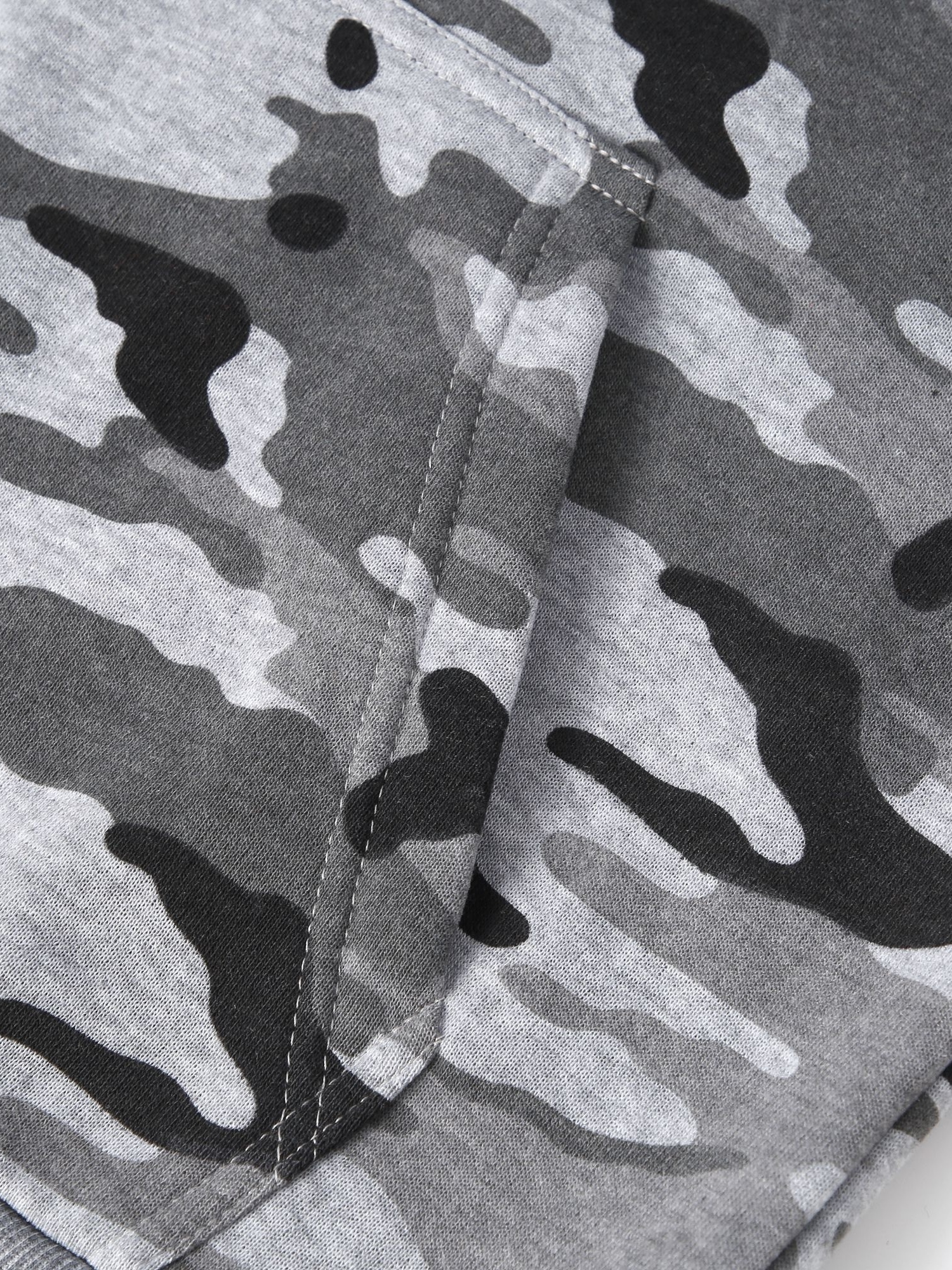 mens camo loose pullover hooded fleece sweatshirt for autumn and winter details 22