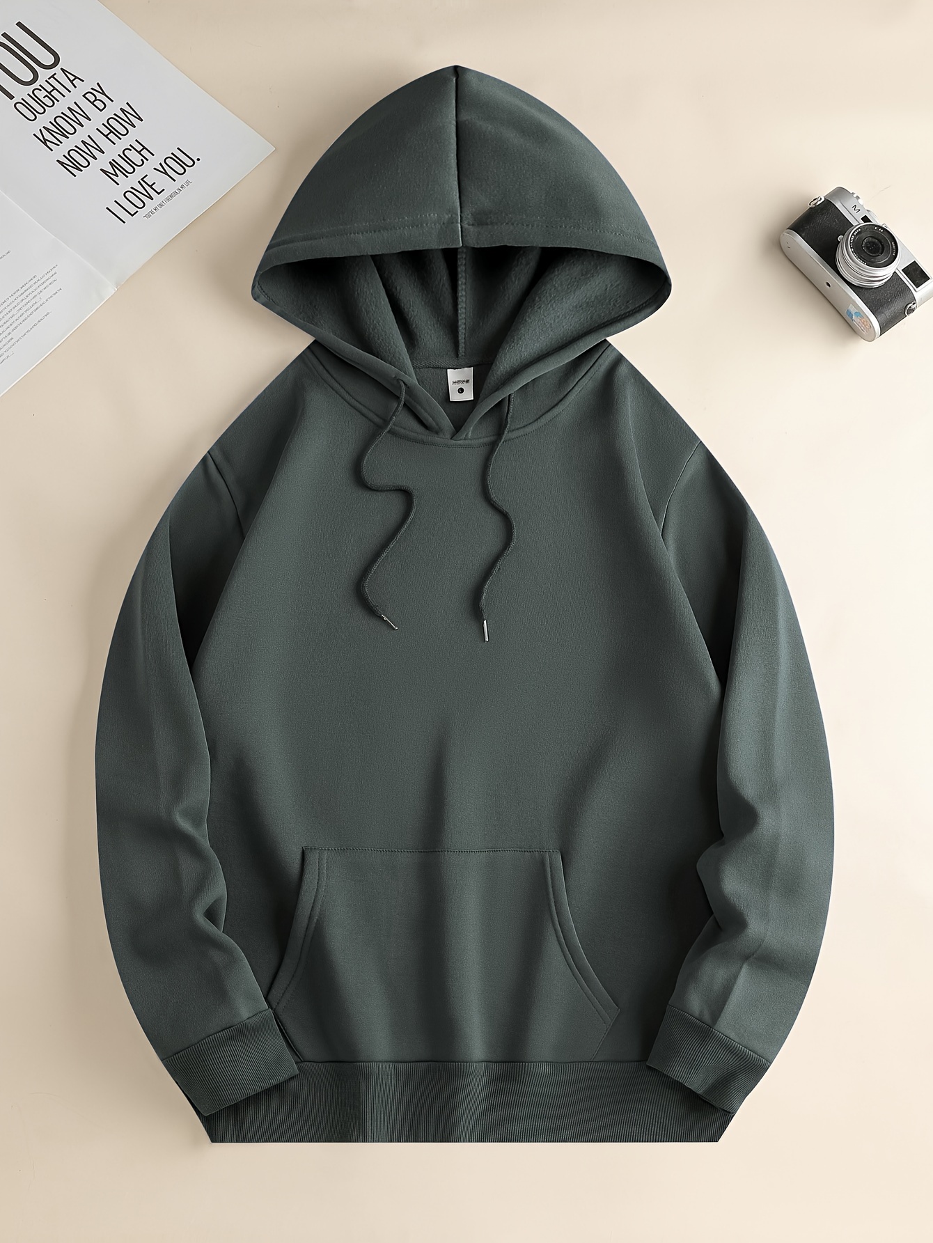 creative letter pattern print hoodie cool hoodies for men mens casual graphic design pullover hooded sweatshirt with kangaroo pocket streetwear for winter fall as gifts details 14