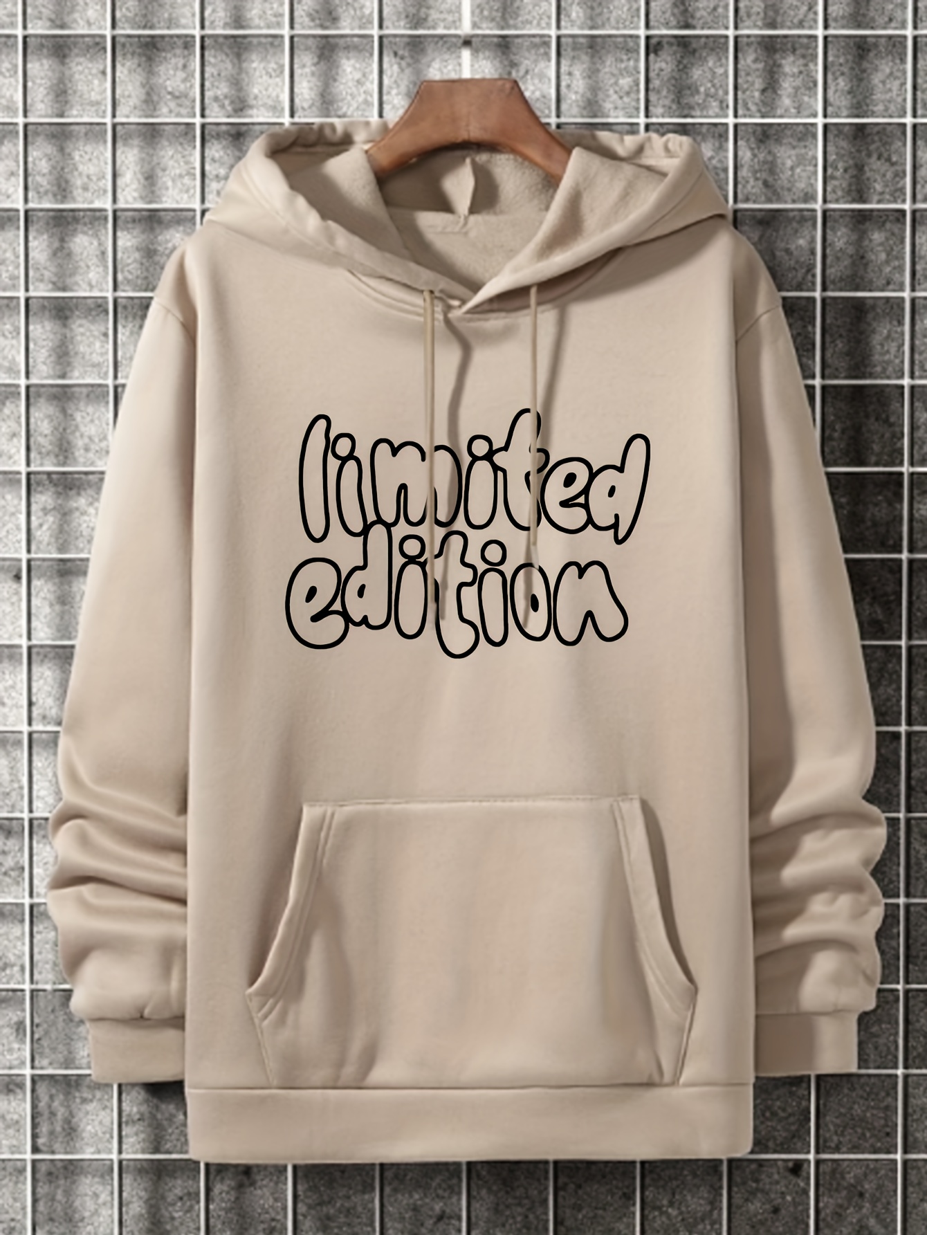 limited edition graphic mens fleece casual drawstring hoodie sweatshirt long sleeve fashion hooded pullover hoodies with pocket details 5