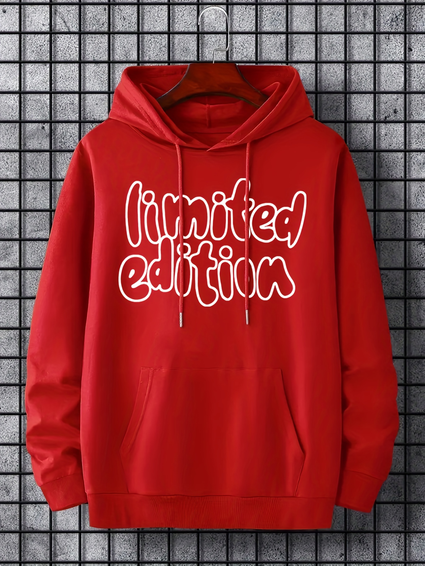 limited edition graphic mens fleece casual drawstring hoodie sweatshirt long sleeve fashion hooded pullover hoodies with pocket details 10