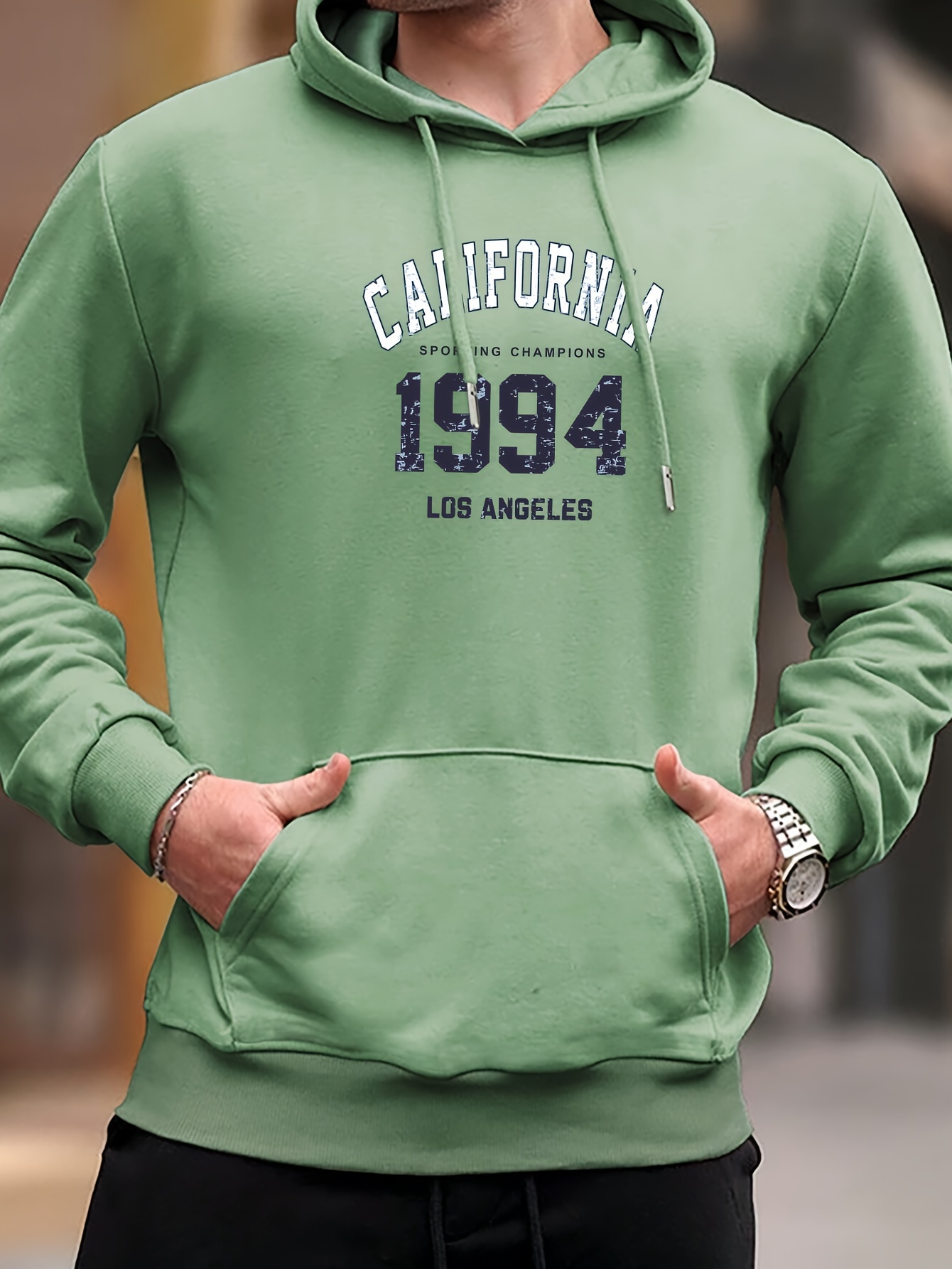 mens hooded sweatshirt fashion 1994 letter print fleece lined warm mens hoodie all match and comfortable mens clothing details 10