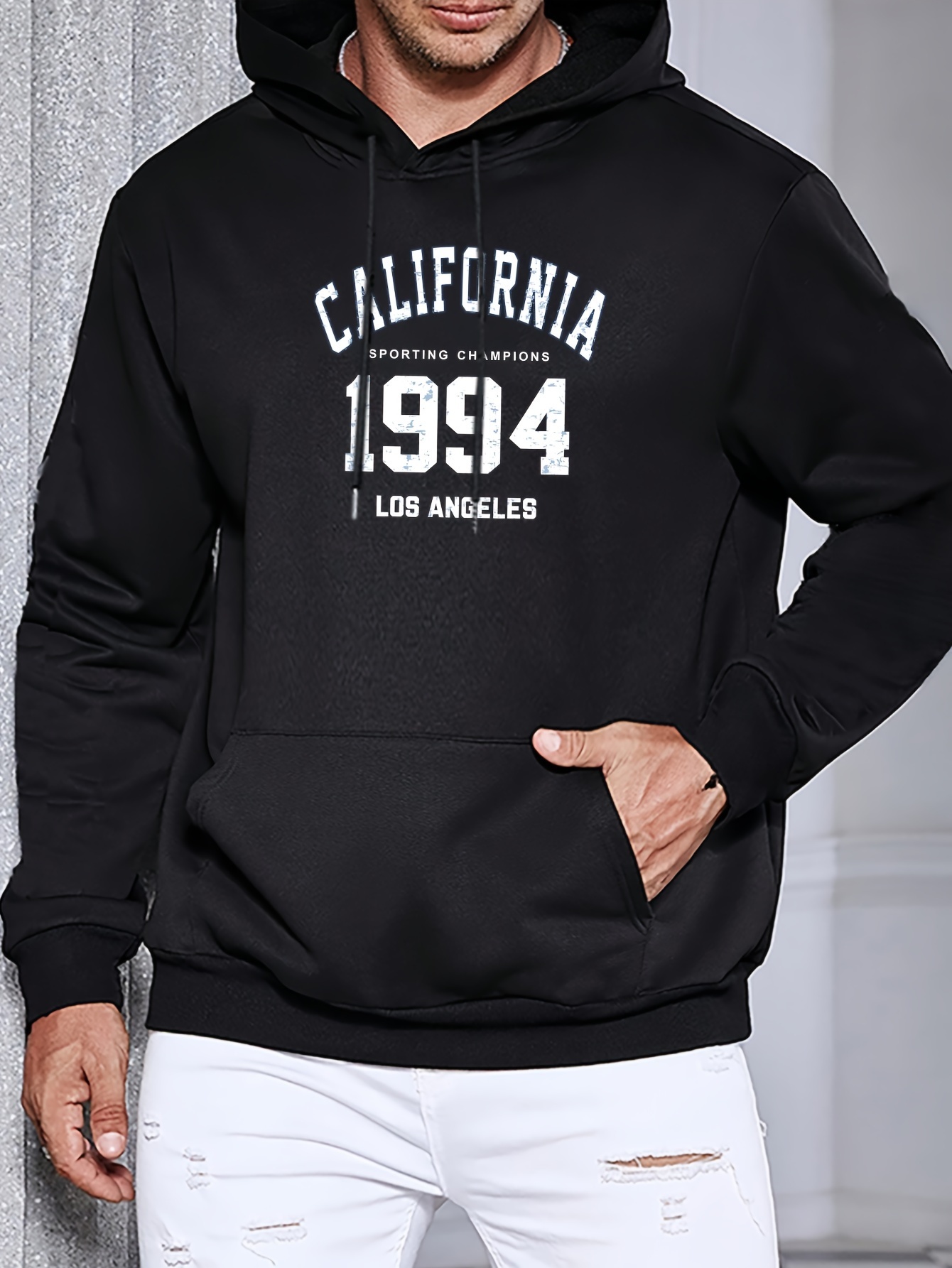 mens hooded sweatshirt fashion 1994 letter print fleece lined warm mens hoodie all match and comfortable mens clothing details 45