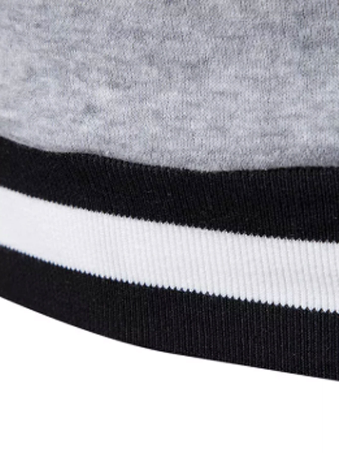 mens colorblock autumn winter warm v neck long sleeve sweatshirt details 9