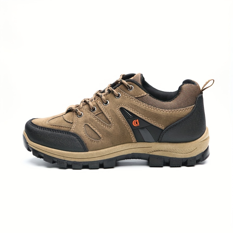 mens hiking outdoor low top trailing shoes for trekking camping walking casual daily workwear details 6